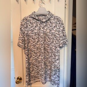 Men’s G Fore XL Dressy with Print Tech Golf Prep Performance Jersey